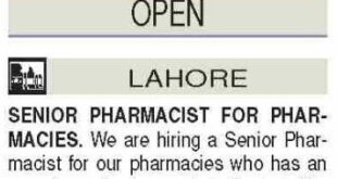 Pharmacy jobs